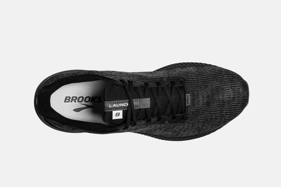 Brooks Israel Launch 8 Road Running Shoes Mens - Black - IDN-862071